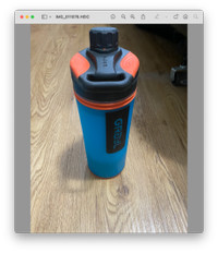 Grayl 24 oz water filter bottle, brand new!