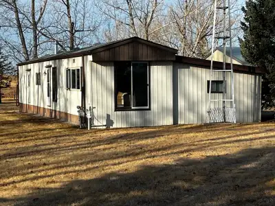 House trailer with a large addition Double car garage or shop For $200 extra per month, you can rent...