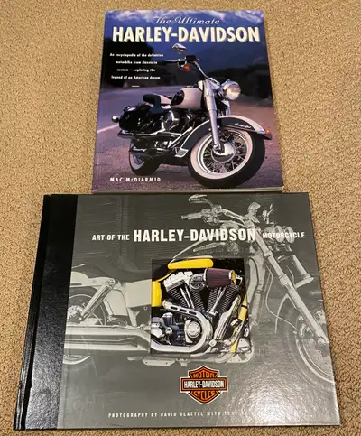 Harley Davidson Motorcycles Coffee Table Book Set- Excellent!, View more