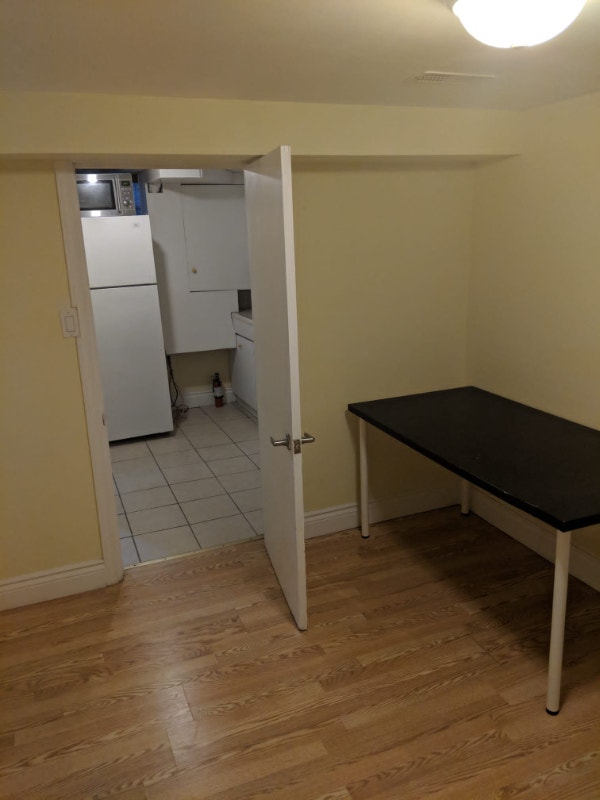 One Bedroom Basement Apartment Available as of August 9th Long Term