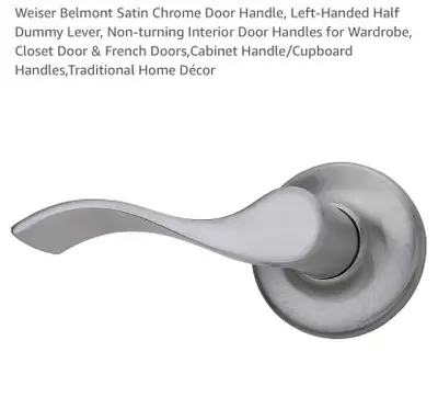 New Weiser Satin Chrome Dummy Lever Door Handle Left/Righ, View more