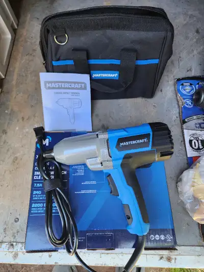 Mastercraft 1/2" Drive Impact Wrench 7.5A 240 FT-LB Torque New, View more