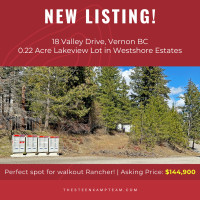 0.22 Acre Lakeview Lot for Sale in Westshore Estates, Vernon BC