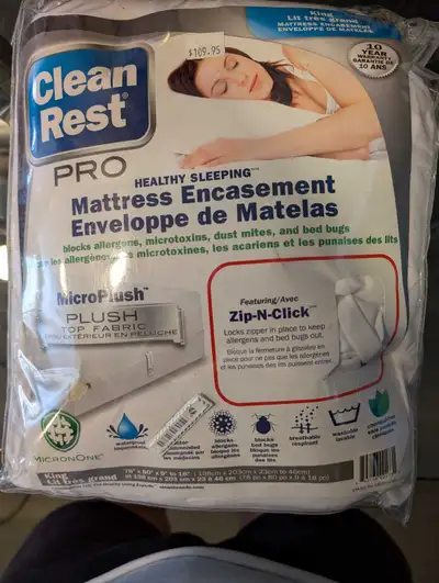 Clean Rest King Mattress Encasement, View more