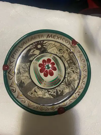 Mexican Pottery Ashtray , View more