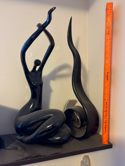 Black Abstract Dancer Figurine & Musical Piece, View more