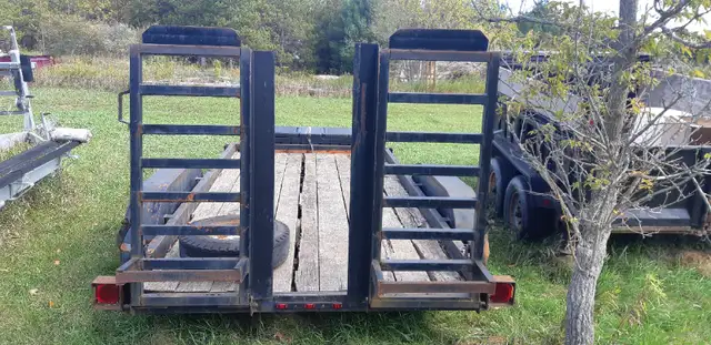 Tandem axle Trailer Float ideal for skidsteer or smaller tractor in Cargo & Utility Trailers in Mississauga / Peel Region - Image 3