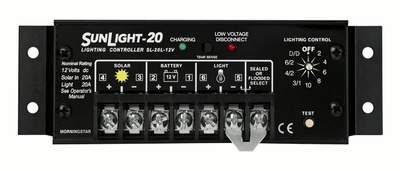 12V / 20A Sunlight Solar Controller SL-20L-12V, View more
