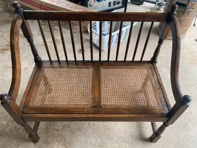 Antique love seat