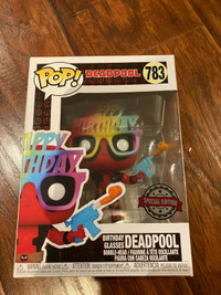 Funko POP! Happy Birthday Glasses DEADPOOL #783 