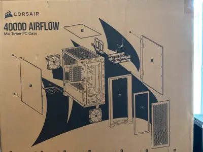 CORSAIR 4000 D AIRFLOW PC Tower Case, View more