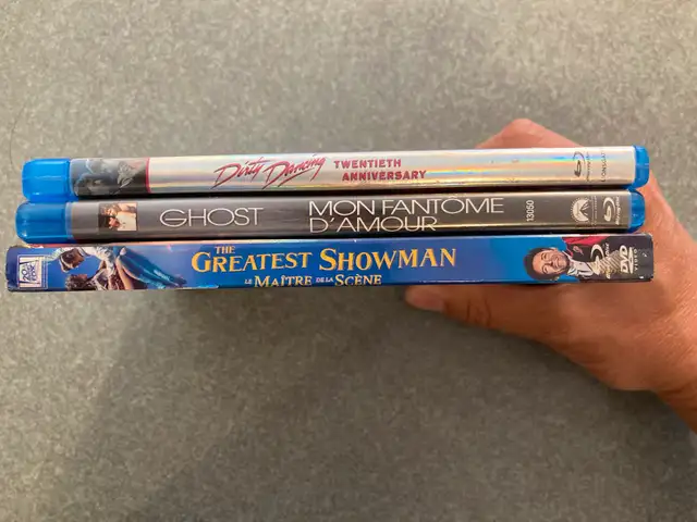 Blurays EUC Dirty Dancing Ghost Swayze The Greatest Showman 63347537010689122