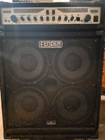 fender bassman amp and 4x10 cabinet, View more