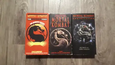 VHS Mortal Kombat collection set, View more