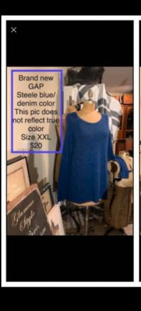 GAP Blue sweater size XXL