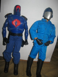 2 Cobra Commander 12" GI Joe 1992