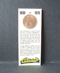 Vintage Advertising Aikenhead's Hardware British Penny Coin 1967