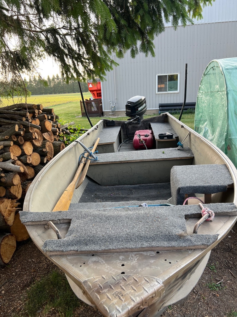 14ft aluminum boat Powerboats & Motorboats ChathamKent Kijiji