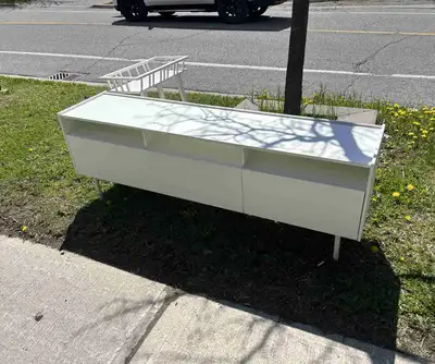 White TV Stand, View more