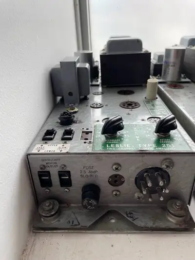 Leslie amplifier chassis., View more