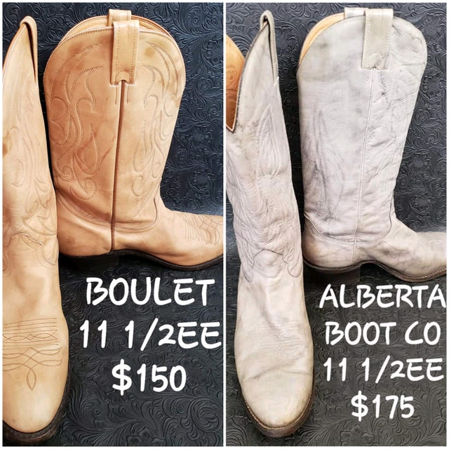 Men's cowboy boots various sizes sizes in very good condition Men's