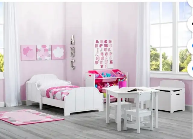 Delta Children MySize Wood Play Table and Chair Set (2 Chairs In in Chairs & Recliners in Burnaby/New Westminster - Image 9