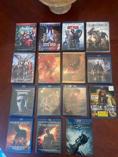 15 BESTSELLING DVD•BLU-RAY DISCS ! BATMAN etc .., View more