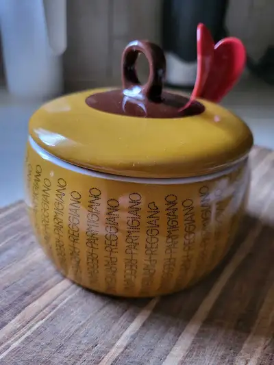 Retro Stoneware Cheese Bowl, View more