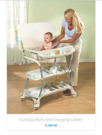 Baby bathstand and change table 