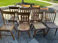 Antique Pine Chairs