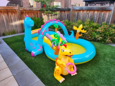 INTEX DINOLAND INFLATABLE POOL/PLAYCENTER, View more