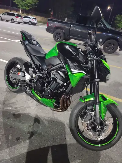 2020 Kawasaki Z900 ABS. After market bar end mirrors. Firetong Brazilian made exhaust. K&N air filte...