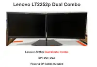 Lenovo LT2252P Dual Monitors with Stand