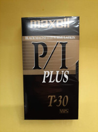 BRAND NEW Factory-Sealed Blank Maxell VHS Tapes