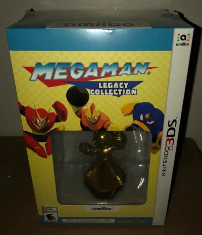 Mega Man Legacy Collection with Gold Amiibo (3DS, NA Version), View more