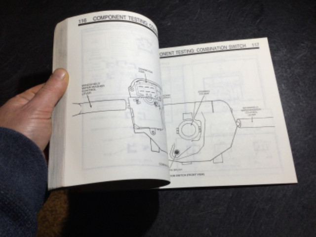 1989 Ford Festiva Electrical & Vacuum Troubleshooting Manual in Non-fiction in Parksville / Qualicum Beach - Image 4