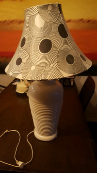 27 Inch White Lamp-Price Reduced