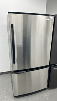 Econoplus Réfrigérateur Inox Whirlpool à VOIR!