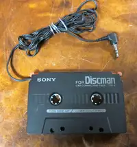 SONY CPA-6 CD CASSETTE CAR  TAPE ADAPTER FOR MP3 PLAYER DISCMAN