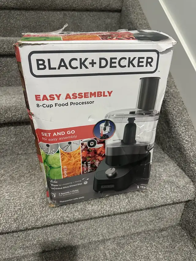 Brand New BLACK+DECKER Food Processor in Processors, Blenders & Juicers in Strathcona County - Image 11