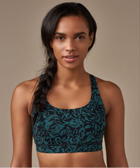 Lululemon Energy bra - thrive viridian green black SIZE 6