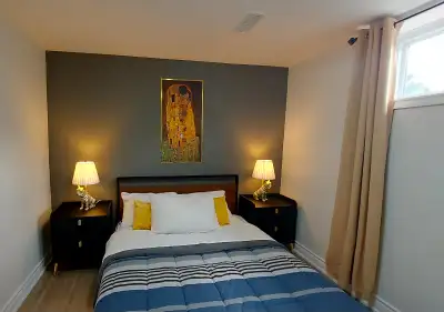 stylish fully furnished 1 Bedroom basement apartment
