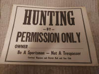 Hunting  Sign 