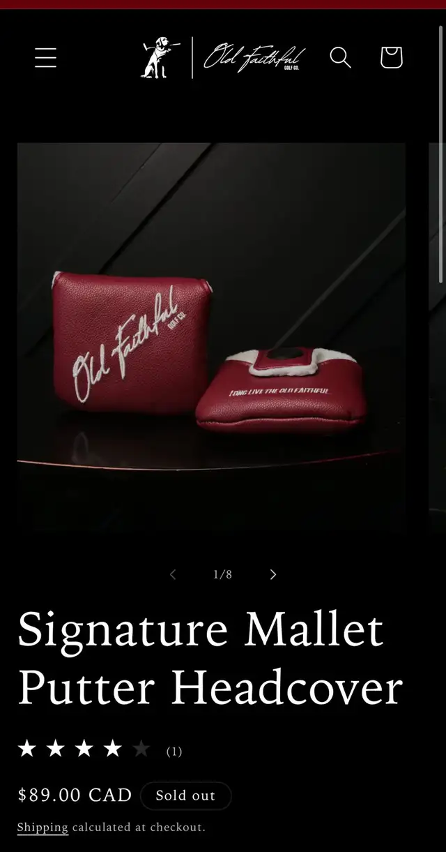 Old Faithful Golf Putter Cover in Golf in Ottawa - Image 4