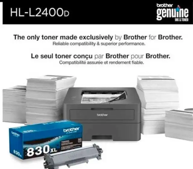 Brother HLL2400D Monochrome All-In-One Laser Printer in Printers, Scanners & Fax in Mississauga / Peel Region - Image 10