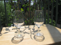 Lot verre dégustation vin Vignoble Domaine Ridge Wine Glass 2/5$