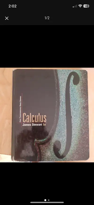 Calculus 5e edition, James Stewart, View more