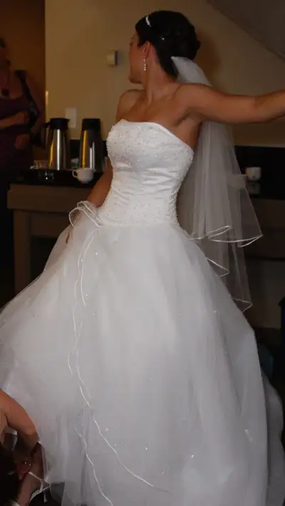 Wedding dress for sale - princess style ball gown!, View more