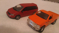 Toy collectables 4 inch, Van Windstar, Pickup Ford F Series both