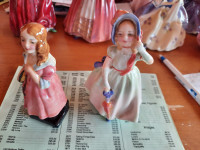 VINTAGE ROYAL DOULTON FIGURINES, LITTLE NELL AND BABIE HN 1679